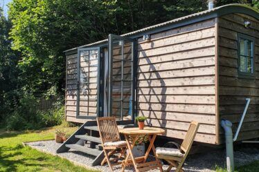 Shepherd's hut, Cornwall