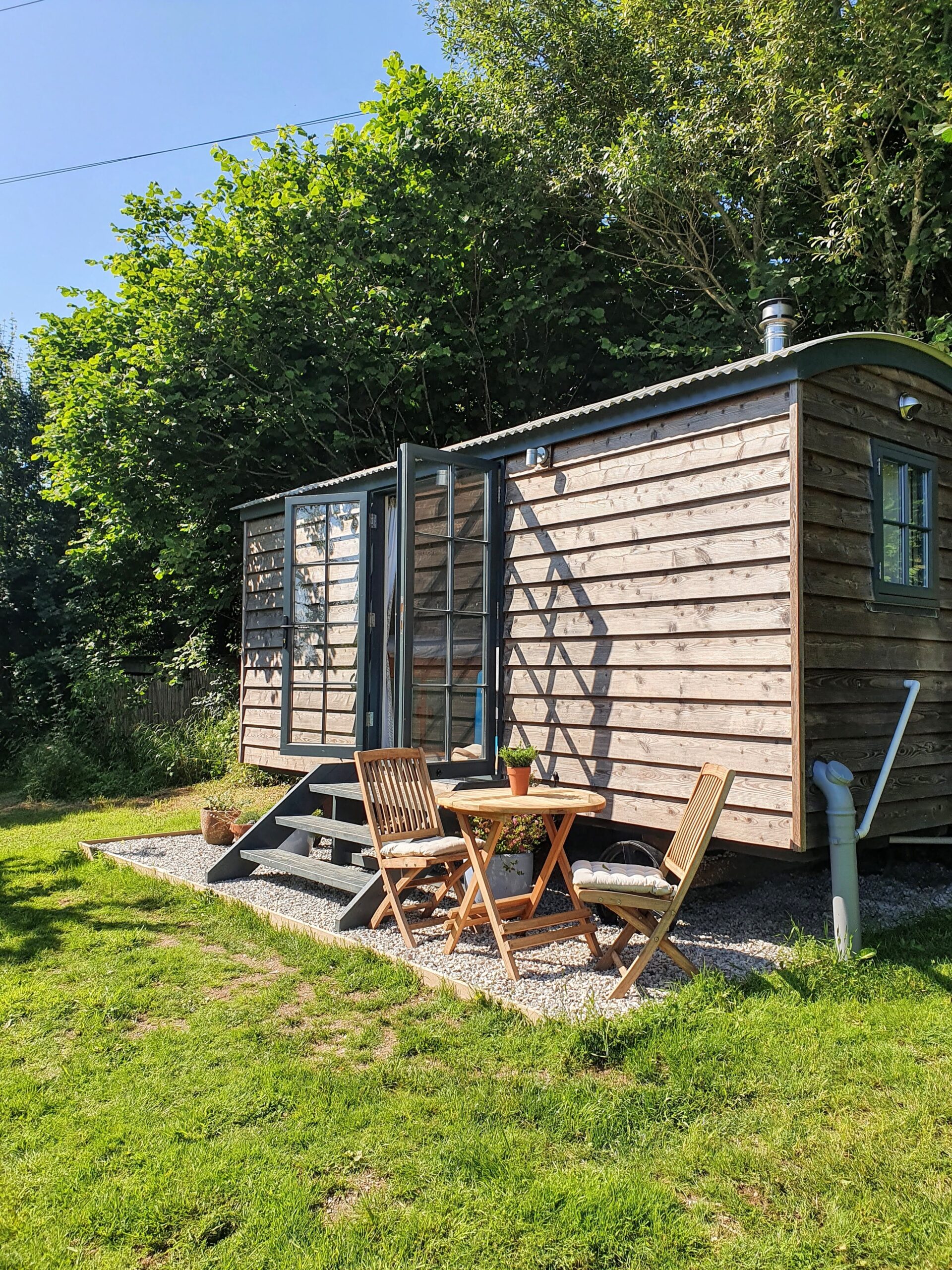 Shepherd's hut, Cornwall