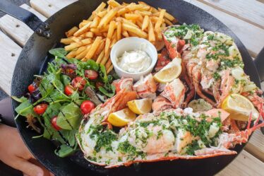 Lobster, Rod and line pub, Saltash