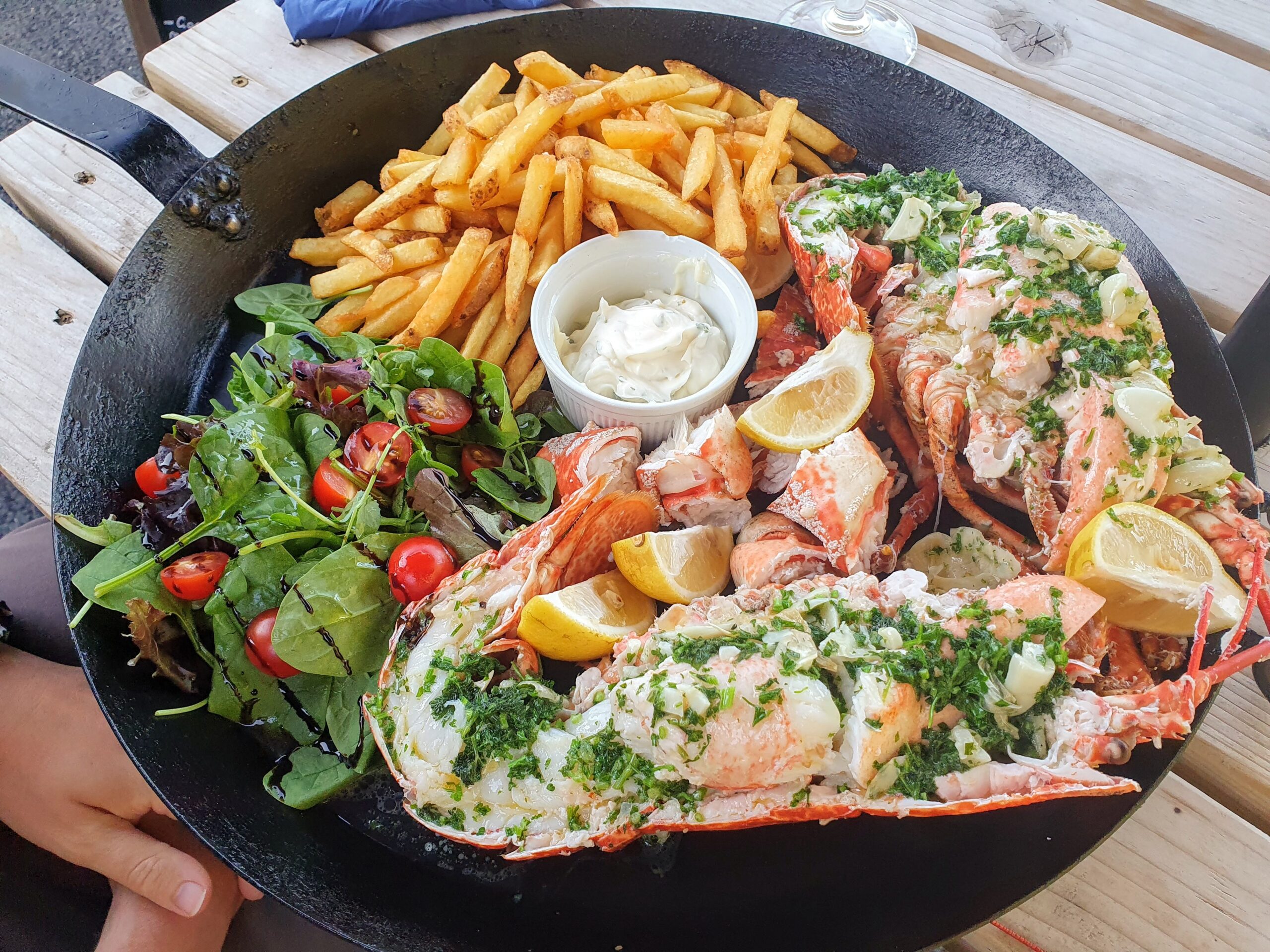 Lobster, Rod and line pub, Saltash